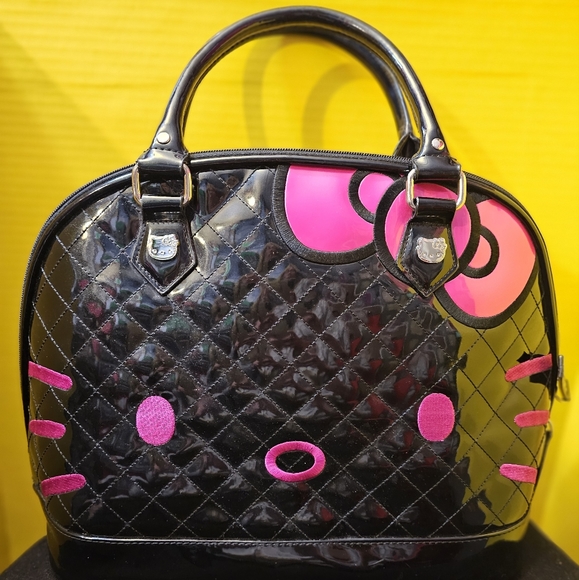 Vintage Loungefly Patent Leather Large Hello Kitty Handbag ๐๐๐ - Picture 1 of 6